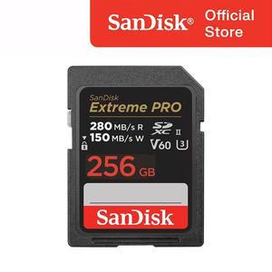 [샌디스크]SD카드 익스트림 프로 V60 256GB 256기가 캐논 소니 카메라 고성능 고속 메모리카드 Extreme Pro