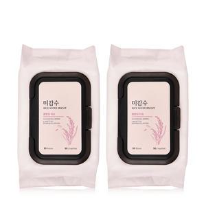 [2ea] 더페이스샵 미감수 브라이트 클렌징 티슈 50매