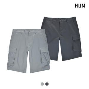 [HUM]남) 코튼트윌스판 워싱 카고 5부팬츠(H172M459A)