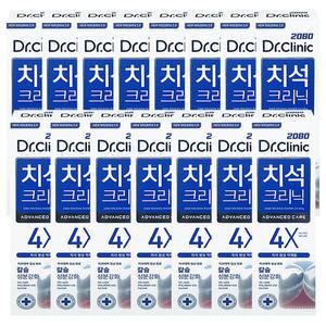 애경산업 2080 닥터크리닉 치석 치약 120g 15개