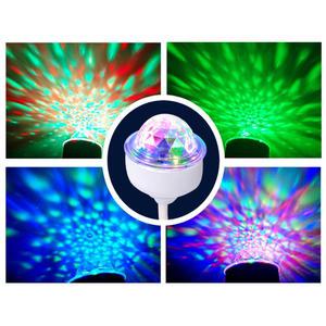 휴대용 LED USB 자바라 미러볼 색변환 가정용 노래방 홈파티 키즈카페 파티룸 조명