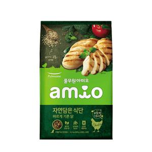 풀무원아미오 자연담은식단 바르게기른닭 6.4kg 400gX16EA 반려견사료 강아지사료 영