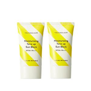 네이처리퍼브릭 캘리포니아 알로에 수분 톤업 선블럭 SPF50+ pa++++  2개
