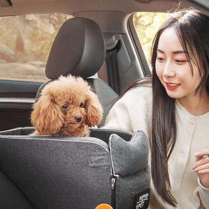 자동차 콘솔 패브릭 강아지카시트 애견 고양이 카시트