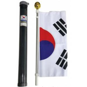 가정용태극기세트(지관-고급형) / 봉길이1m20cm 4631