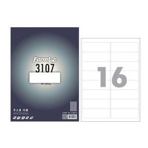 라벨 LS-3107 100매 흰색 라벨지 A4 스티커 바코드 우편 LGA1