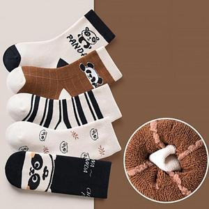 [BZJL76RW_4C]준캡 아동겨울양말판다양말 아동양말세트
