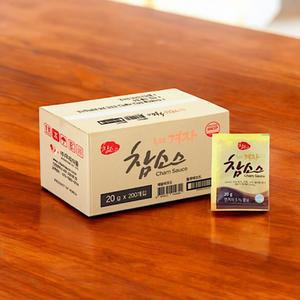 우리식품 톡 쏘는 겨자 참소스 20g 200개