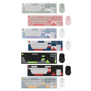 지클릭커 오피스프로 WMK50 사일런스 M 무소음 무선 블루투스 108 키보드 마우스 세트