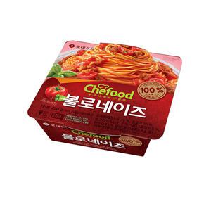 롯데 쉐푸드 2분 컵 스파게티 볼로네이즈 220g / 간편식 파스타