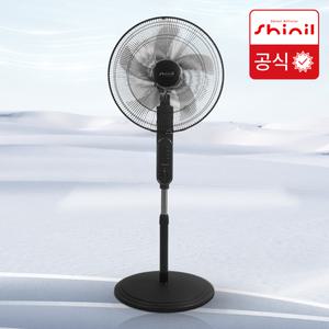 [신일전자]바람쎈 20인치 대형 5엽날 스탠드 업소용 선풍기 블랙 SIF-20MON