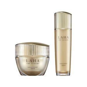 이자녹스 라하 더 럭셔리 골드 엑스퍼트 크림 60ml + 세럼 50ml