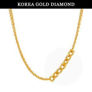 [한국금다이아몬드] 순금 목걸이 24k 금 여자 고방 체인 7.5g