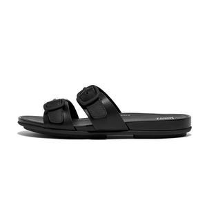 [핏플랍]fitflop 핏플랍 그라시에 여성 레더 버클 슬리퍼 FV1-090