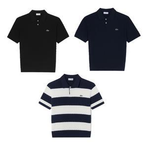 매장정품 라코스테 LACOSTE 남성 케이블 반팔 스웨터 폴로 PH268E-55G-BS-5 568117