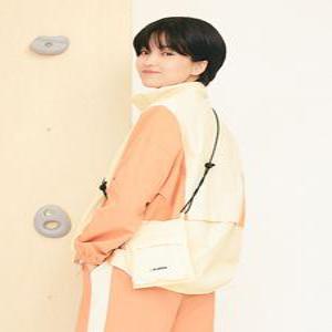 여성) 알래스카 메쉬 미드기장 하이넥 바람막이_PHE2JJ2780