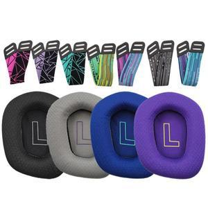 Logitech G733 용 교체 메모리 폼 이어 패드 통기성 메쉬 귀마개 헤드 빔 쿠션 수리 부품