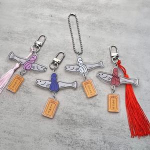 고품질 액막이 명태 북어 차량용 키링 부적 행운 열쇠고리 액막이명태인형 명태인형 액막이북어 (WFHVJH7)