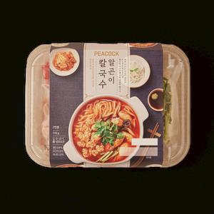 피코크 알곤이칼국수 770g 1개 캠핑 요리 밀키트 간편식