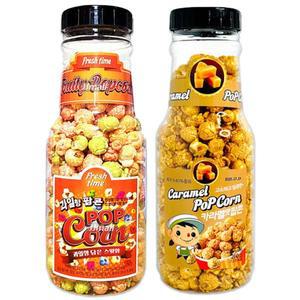 과일향맛+카라멜맛 팝콘 900g+900g 대용량/대형 저금통