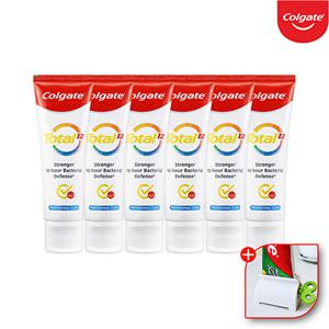 [콜게이트]콜게이트 미국 고불소 잇몸 충치 불소 토탈 프로페셔널 클린 치약 110gx6개+치약짜개