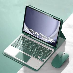 삼성 갤럭시 탭 S10/S9 FE 플러스 마그네틱 케이스 S10 + 스탠드 커버 자동 슬립 웨이크 S9 울트라 키보드