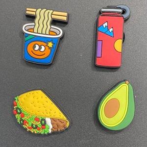 [셀러허브 1]크록스 HC02 타코 JIBBITZ 간식 음식 과일 매장발송 CROCS 신발 꾸미기 악세사리 참 파츠 빵