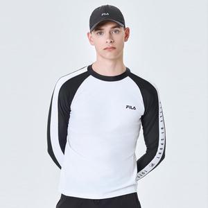 [휠라](광주신세계)[FILA] 풀오버 래쉬가드 (FS2RTG2402M_OWH)