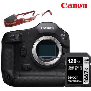 (캐논천국) (서울 퀵 무료) 캐논정품 EOS R1 BODY +UHS-II 128GB+포토리뷰 프로페셔널 넥스트랩+최신새상품보유/빛발송