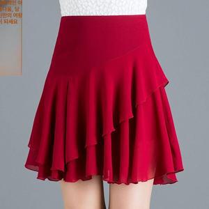 라인댄스 치마 스커트 댄스복 드레스몰 에어로빅
