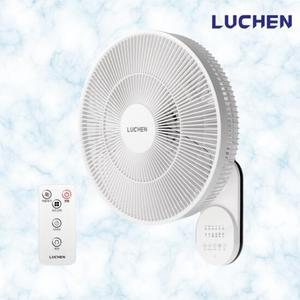 루첸 벽걸이선풍기 리모컨 5엽날개 에어빔 업소용 가정용 사무실 LF-50H