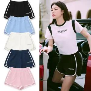 [디스커버리](강남점)(정상가69000원) 디스커버리 우먼스 여성 애슬레저 쇼츠 돌핀팬츠 데일리 여자 반...