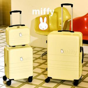 윤슬디자인 미피 여행가방 1+1캐리어 세트 기내18인치캐리어+13레디백 해외여행 핸디캐리