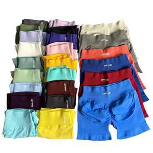 Dfyne Impact Shorts 여성 Scrunch Bum 체육관 반바지 원활한 요가 운동 바이커 짧은 스트레치 피트니스
