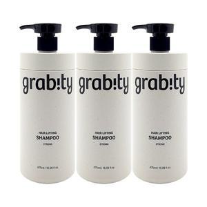 GRABITY 그래비티 헤어리프팅 샴푸 스트롱 475ml x 3통 /Hb