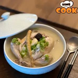 타임쿡 보양 삼계탕 1.3kg 1-2인분 국내산 5호닭 복날 보양식
