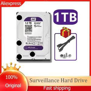 WD Purple 1TB 감시 하드 드라이브 디스크 SATA III 64M 3.5