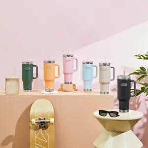 써모스 맥스포터블 컵앤텀블러 TS-180K 대용량 보냉 전용 보온병 1200ml