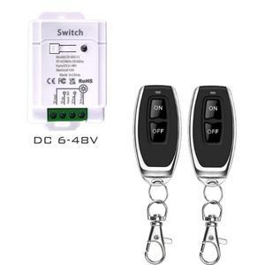 RF 433 Mhz 범용 무선 스위치 원격 제어 DC 12V 30V 릴레이 미니 수신기 빛
