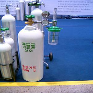 의료용 산소통 풀세트(20L) (산소통20리터+산소조절기+콧줄)