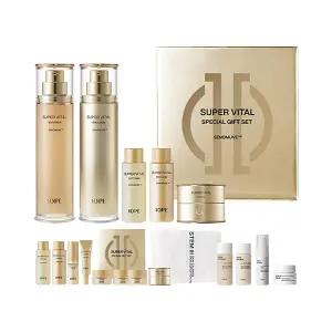 아이오페 슈퍼바이탈 2종 세트, 1개+증정(슈퍼바이탈 5종 키트, 1개+슈퍼바이탈 크림 10ml, 1개 + 5ml, 2개 +스템3 4종 키트, 1개)