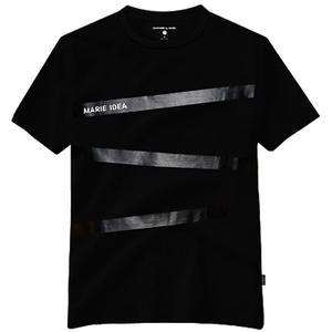 간쓰리 M~3XL 블랙엔블랙 반팔티