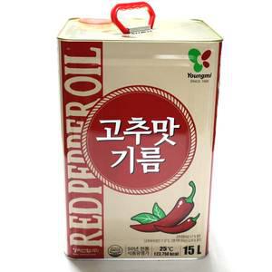 영미 고추맛기름 15L /
