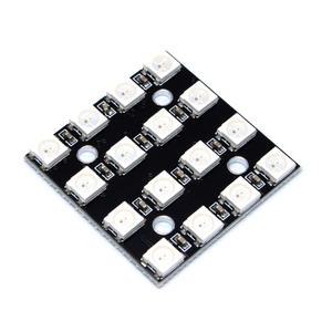 아두이노 네오픽셀 WS2812 RGB LED 4X4 16채널 사각 5050 모듈 16비트