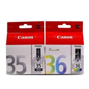 캐논 PGI-35BK,CLI-36 세트 (정품) Pixma ip100/IP100LK/IP100WB/IP110