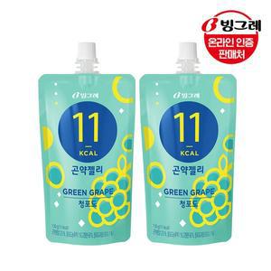 갤러리아 빙그레 11kcal 곤약젤리 청포도 130g x30개
