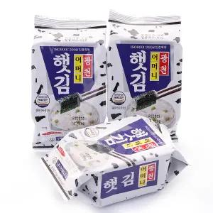 광천어머니김 식탁김 15g X 20봉 전장김 도식락김 돌자반 김밥김 김자반