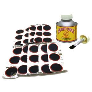 자전거펑크패치 튜브수리접착제 BTD-104펑크패치+접착제(60ml)