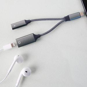 라이트닝8핀 to usb c타입 젠더 라이트닝 이어폰 사용,충전가능