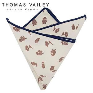 갤러리아 [THOMAS VAILEY] 토마스베일리 행커치프 - 코스모스 아이보리